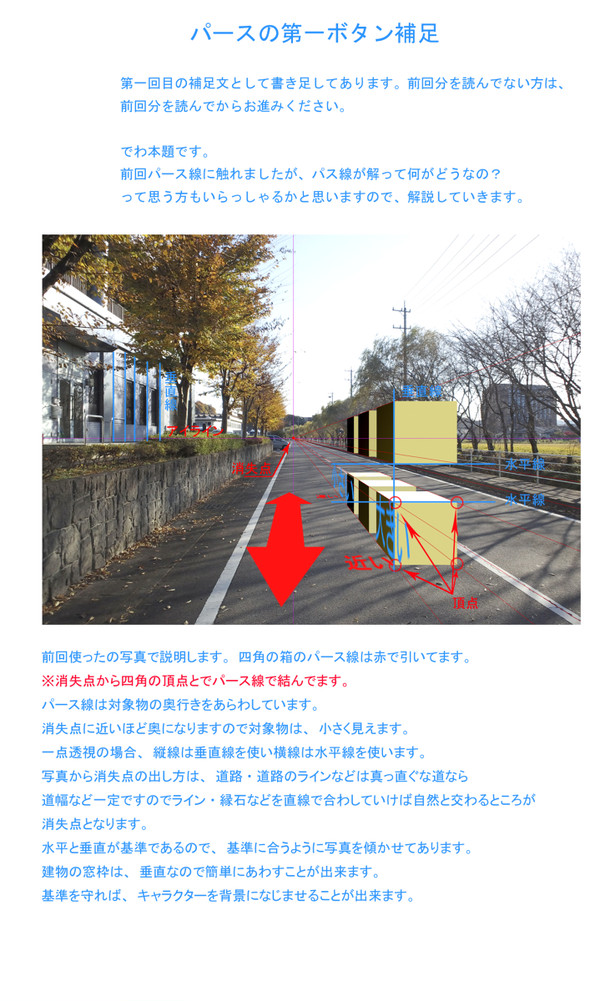 パースの第一ボタン補足