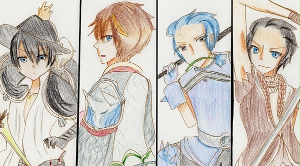 ネトゲの友人描かせてもらった＾＾
