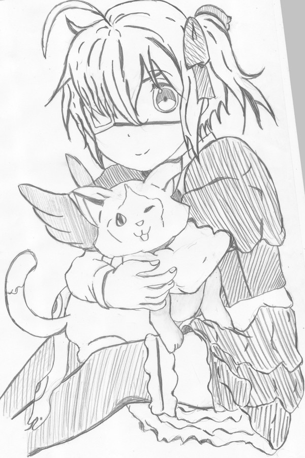 [お絵描き]　六花　清書ver.