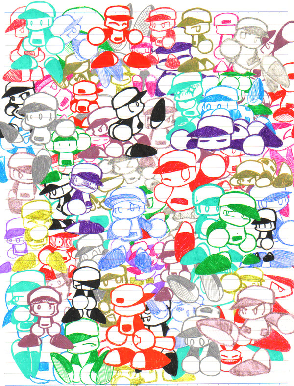 わちゃわちゃ