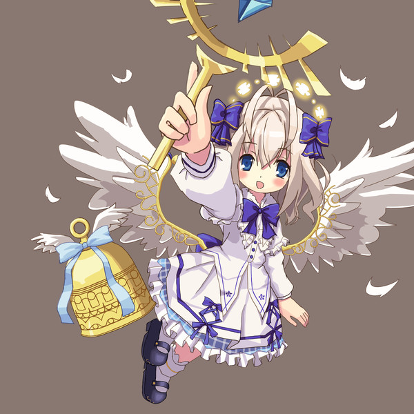 アンジュさん、羽広げて！