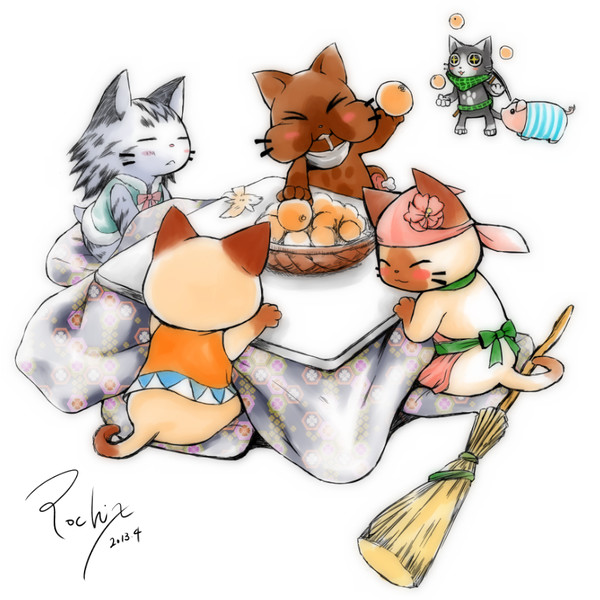 火燵の太刀番外編～コタツの旅立ち　裏表紙イラスト