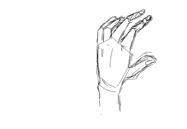 【絵練習】手。