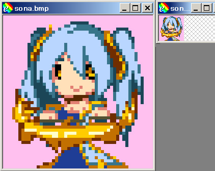 LOL sona ドット絵