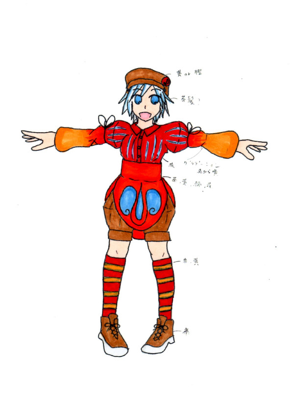 【擬人化】くるぺっこあしゅちゃん【もんはん】