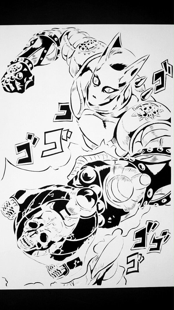 切り絵 キラークイーン