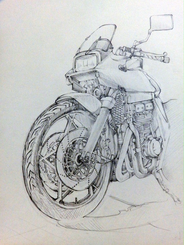 SUZUKI　GSX400S　KATANA　転写後修正