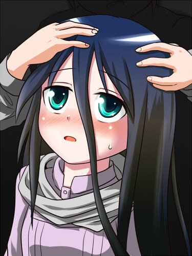 祝ちゃんの髪をなでなでするだけ