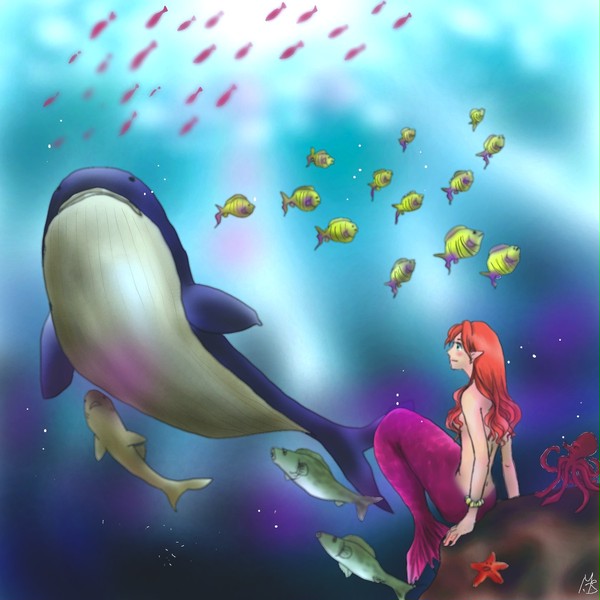 くじらと人魚