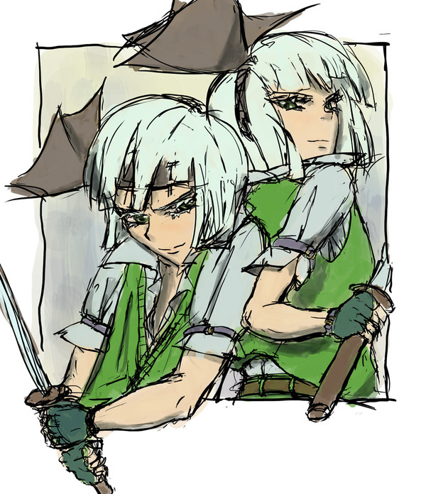 [男体化] Youmu and Youmu