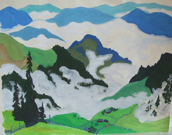 山の風景