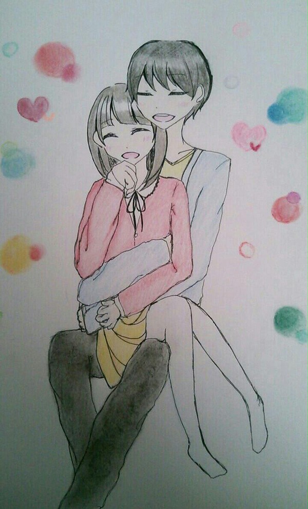 友達の誕生日絵(*^^*)