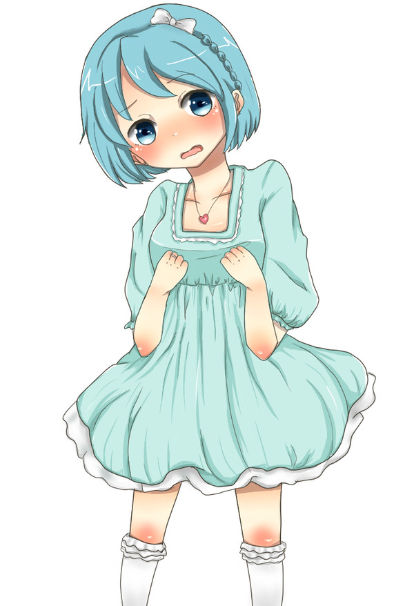 デート前のさやかちゃん。