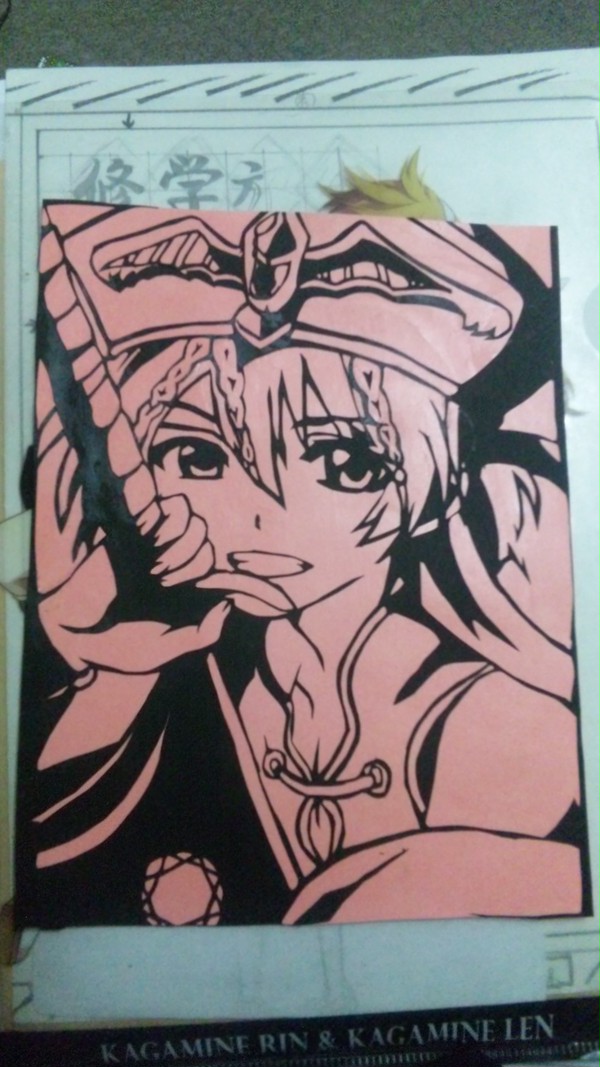 切り絵詰めてみた。