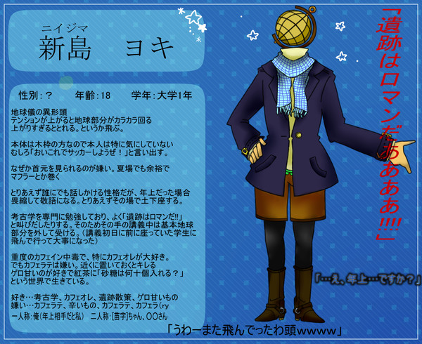 【絵師異形】新島　ヨキ【キャラシ】