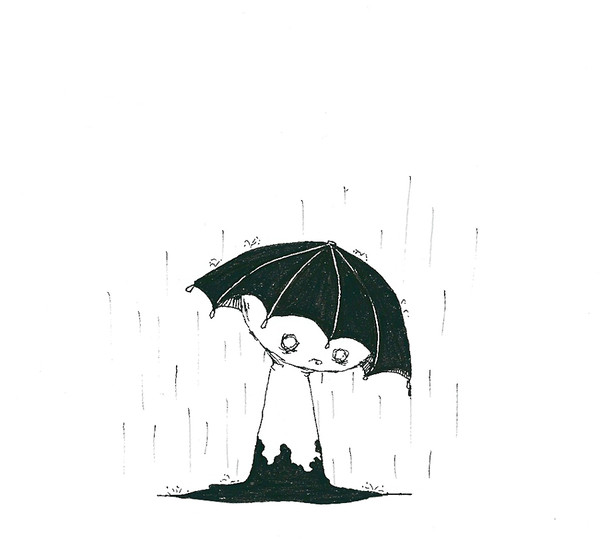 心に降る黒い雨は今日も、