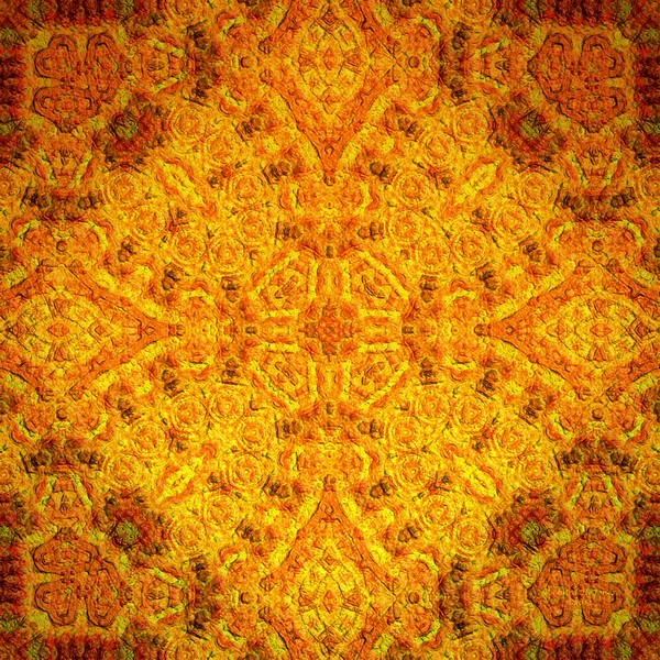 Orangemental Mandala by RHJ