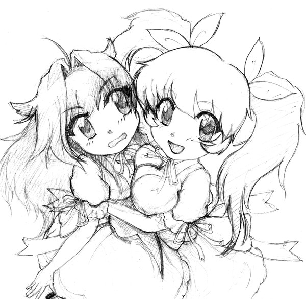 ラフ　仲良しちゃん