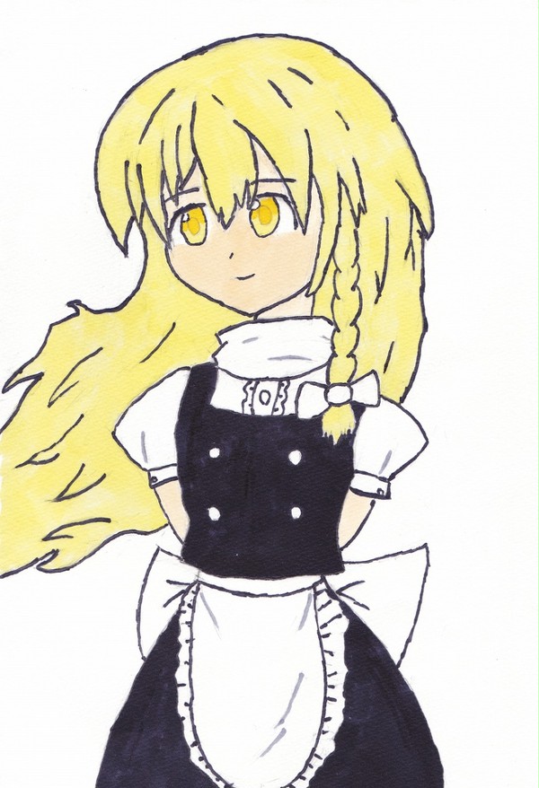 魔理沙を描いてみた