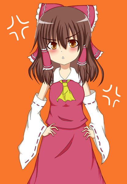 博麗霊夢描いてみた