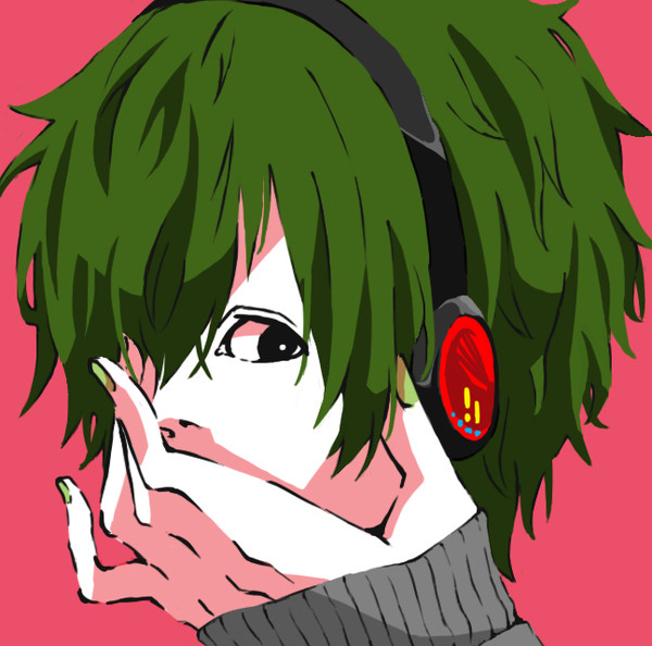 ピンク緑