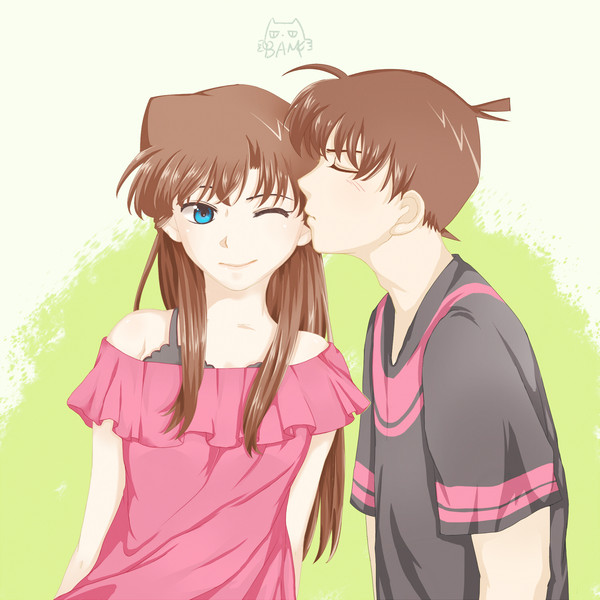 kissing on the face