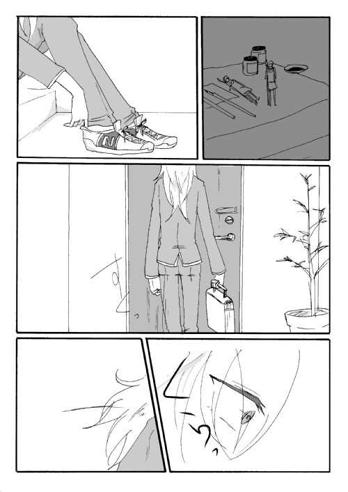 ばくばく詰め（漫画と落書き）