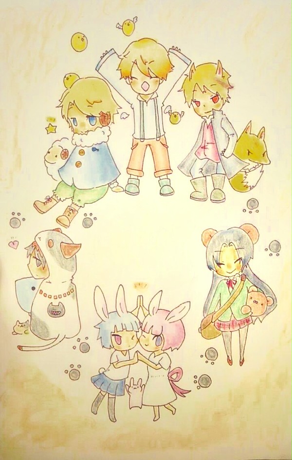 線画交換！！