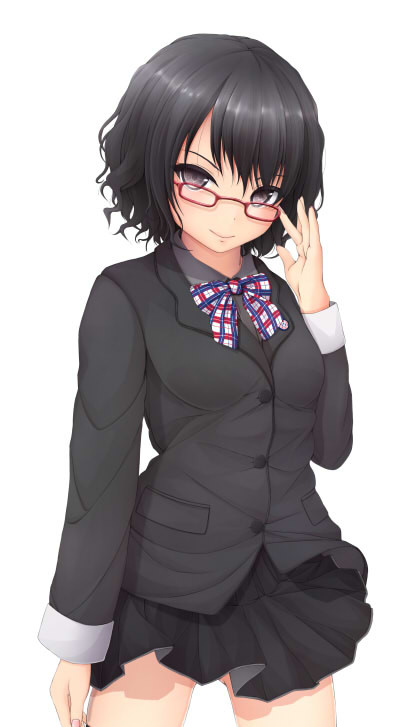 僕がゲームを作る為に一生懸命1人で描いた女の子です