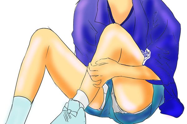陸上の短パンは丸見え(//∇//)ﾊｧﾊｧ