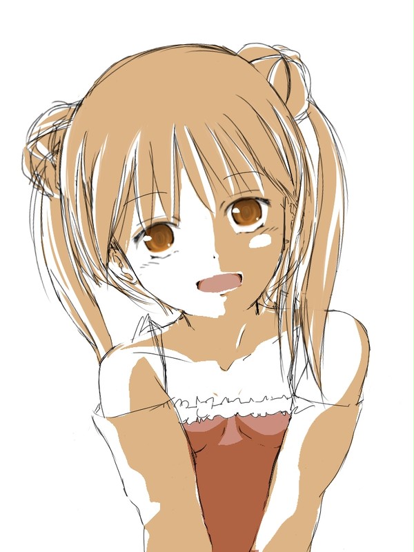 らくがき（少女）