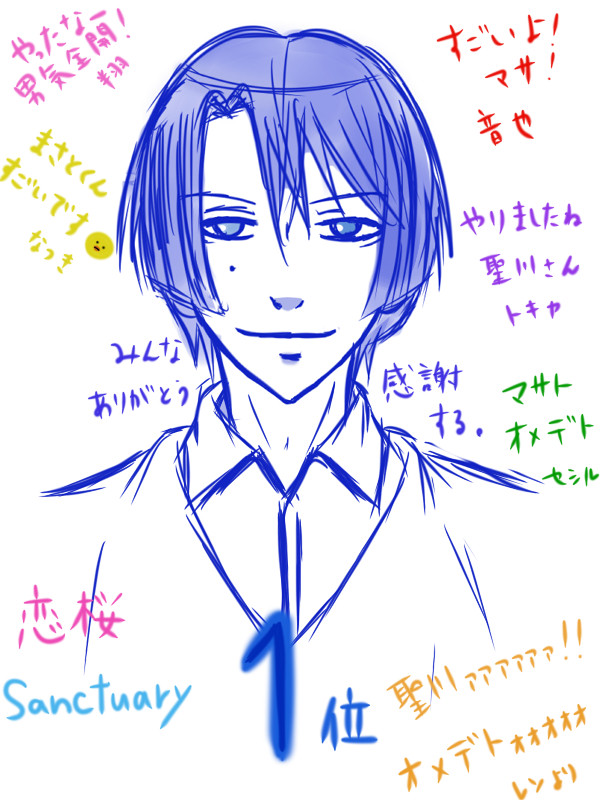 ダム様へST☆RISHよりお祝いコメント