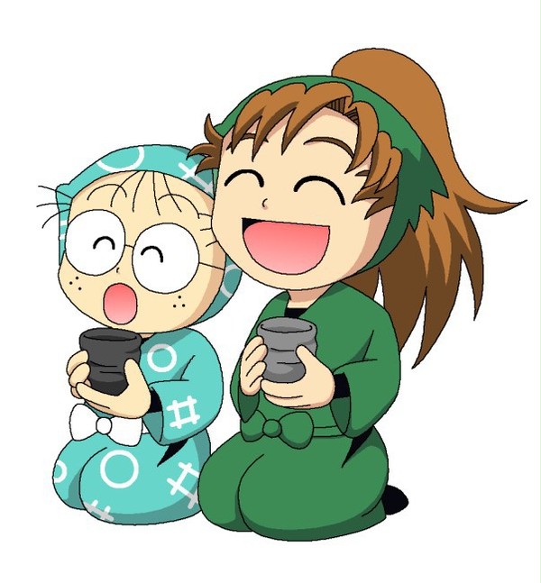 お茶うめー♪