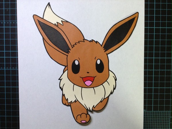切り絵 イーブイ