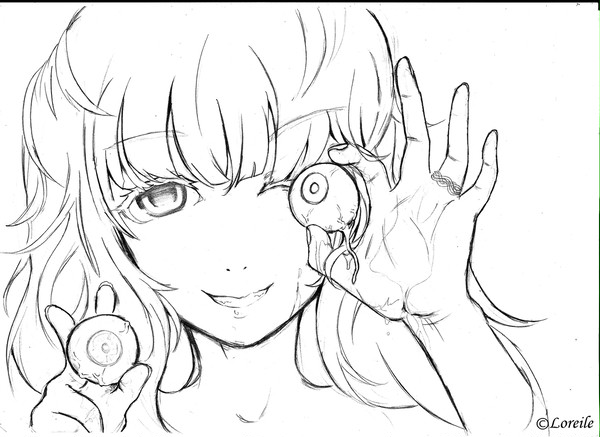 eyeball lineart