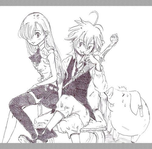 お姫様と騎士（と豚）