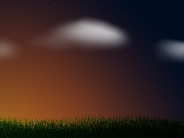 【落書き】夕焼け【背景】