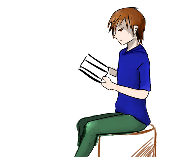 読書男子