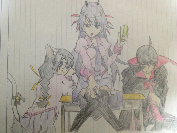 化物語模写