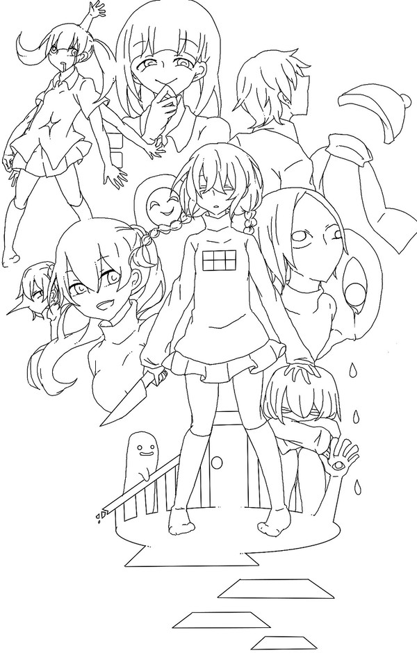 ゆめにっき【線画】