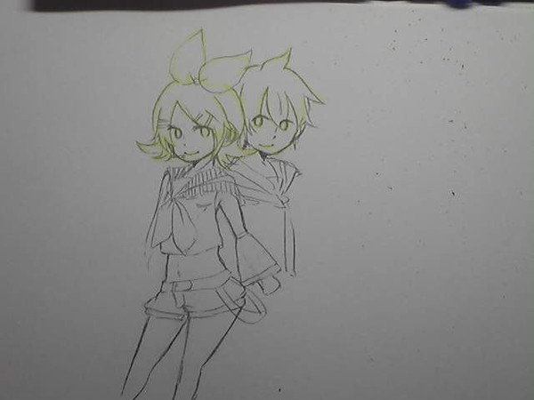 描きかけー。