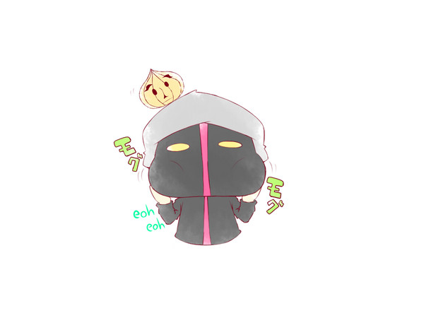 もぐもぐ