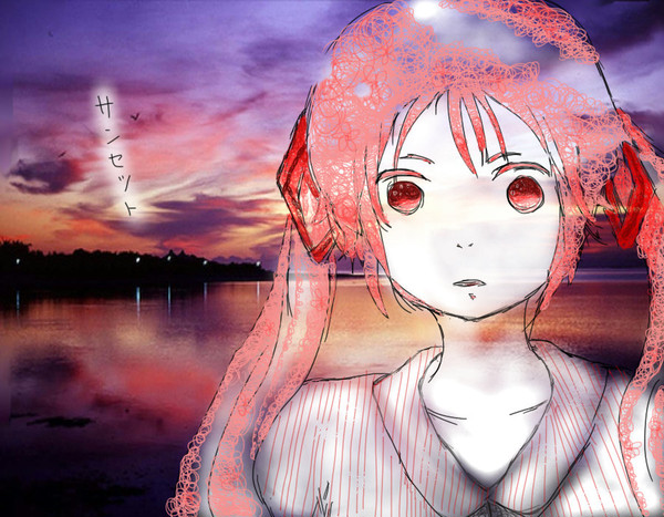 「サンセット」描いてみた