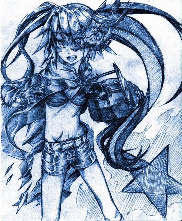 black rock shooter ★ 鉛筆描き