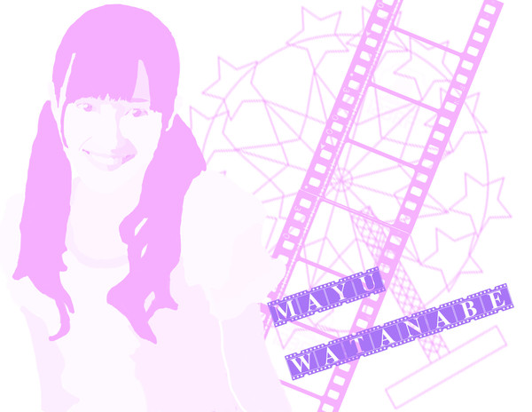 まゆゆジャケットイラコン