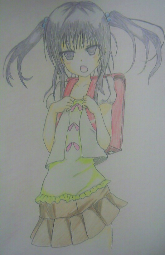 12色で描いた古手川 唯