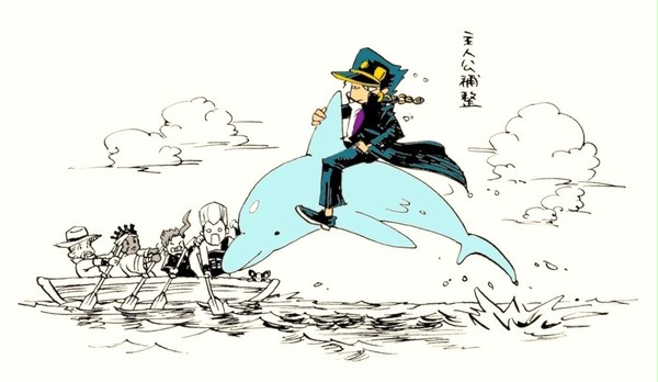 jojo3部らくがきとか
