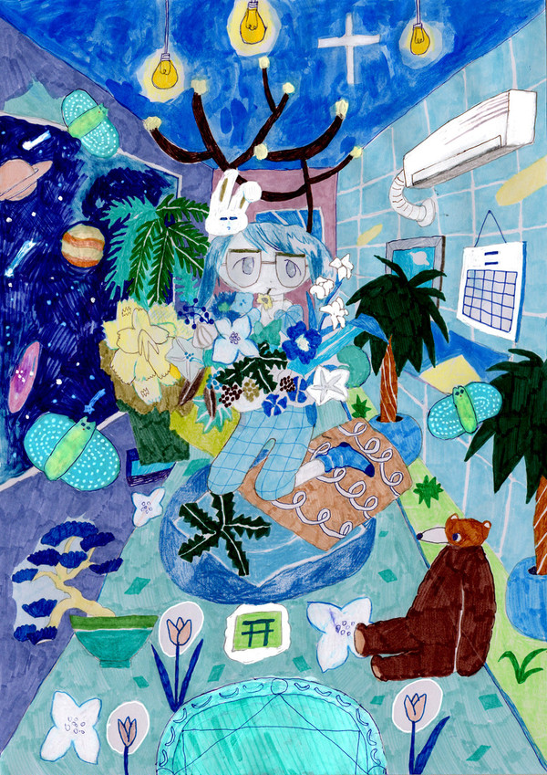 細長い部屋