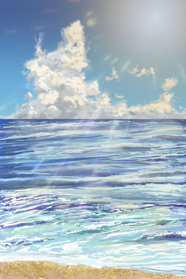 海。