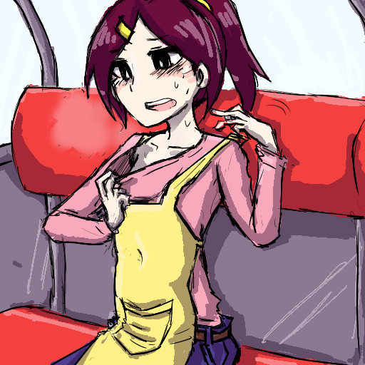 汗でベトベト…